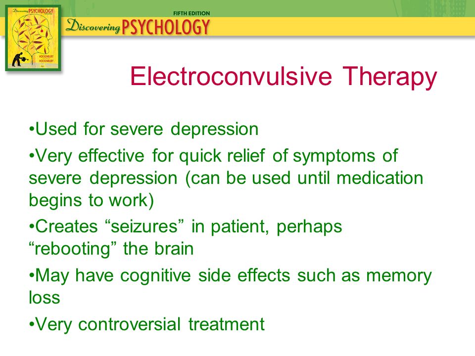 Electroconvulsive therapy for severe depression evaluation